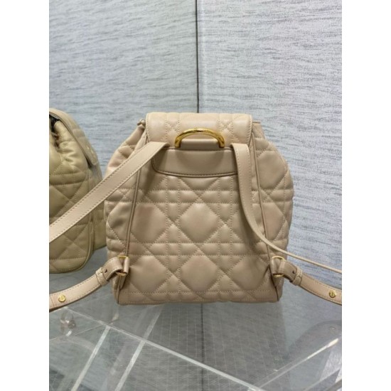 Fake Dior Caro Medium Backpack in Beige Macrocannage Lambskin Replica Replica Dior Caro Medium Backpack in Beige Macrocannage Lambskin