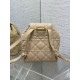 Fake Dior Caro Medium Backpack in Beige Macrocannage Lambskin Replica Replica Dior Caro Medium Backpack in Beige Macrocannage Lambskin