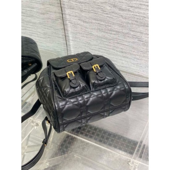 Fake Dior Caro Medium Backpack in Black Macrocannage Lambskin Replica Replica Dior Caro Medium Backpack in Black Macrocannage Lambskin