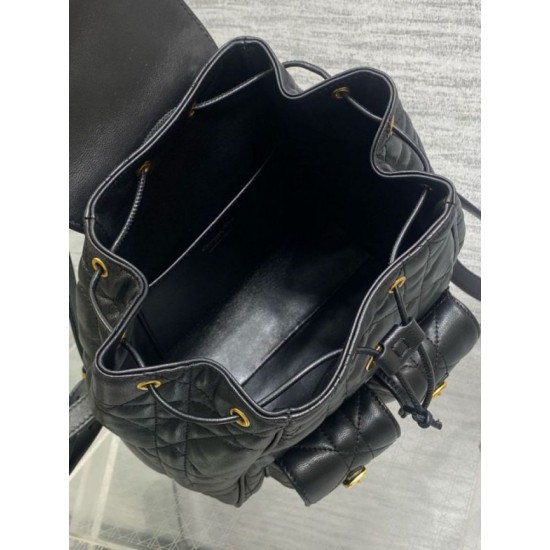 Fake Dior Caro Medium Backpack in Black Macrocannage Lambskin Replica Replica Dior Caro Medium Backpack in Black Macrocannage Lambskin