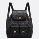 Fake Dior Caro Medium Backpack in Black Macrocannage Lambskin Replica Replica Dior Caro Medium Backpack in Black Macrocannage Lambskin