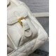 Replica Dior Caro Medium Backpack in White Macrocannage Lambskin Fake Dior Caro Medium Backpack in White Macrocannage Lambskin Replica