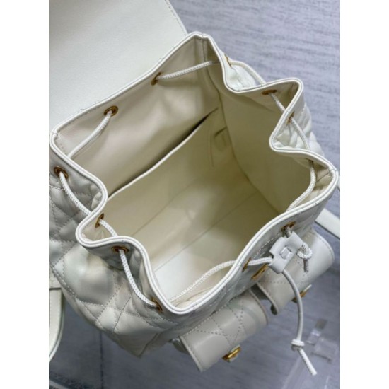 Replica Dior Caro Medium Backpack in White Macrocannage Lambskin Fake Dior Caro Medium Backpack in White Macrocannage Lambskin Replica
