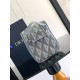 Replica Dior Toiletry Bag in Grey CD Diamond Canvas Replica Dior Toiletry Bag in Grey CD Diamond Canvas