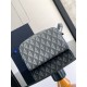 Replica Dior Toiletry Bag in Grey CD Diamond Canvas Replica Dior Toiletry Bag in Grey CD Diamond Canvas