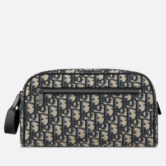 Replica Dior Toiletry Bag in Dior Beige Oblique Jacquard Fake Dior Toiletry Bag in Dior Beige Oblique Jacquard Replica