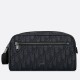 Replica Dior Toiletry Bag in Dior Black Oblique Jacquard Replica Dior Toiletry Bag in Dior Black Oblique Jacquard