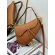 Replica Dior Saddle Bag with Strap in Brown Grained Calfskin Replica Dior Saddle Bag with Strap in Brown Grained Calfskin