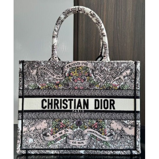 Replica Dior Medium Dior Book Tote Gray Replica Dior Medium Dior Book Tote Gray