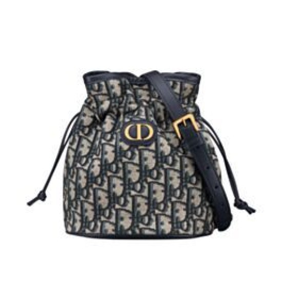 Replica Dior 30 Montaigne Mini Bucket Bag with Drawstring Dark Blue Replica Dior 30 Montaigne Mini Bucket Bag with Drawstring Dark Blue