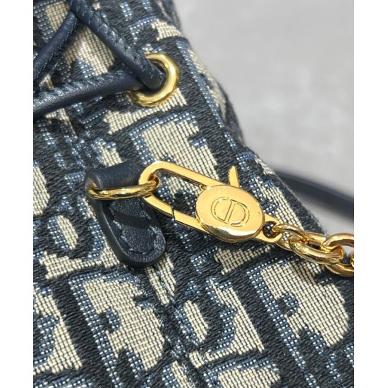 Replica Dior 30 Montaigne Mini Bucket Bag with Drawstring Dark Blue Replica Dior 30 Montaigne Mini Bucket Bag with Drawstring Dark Blue