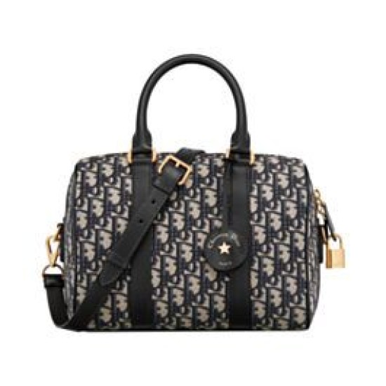 Replica Dior Groove 25 Bag Oblique jacquard Dark Blue Fake Dior Groove 25 Bag Oblique jacquard Dark Blue Replica
