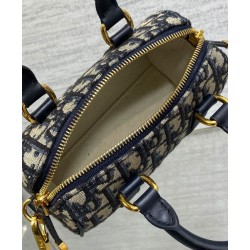 Replica Dior Groove 16 Mini Bag Dior Oblique jacquard Dark Blue Replica Dior Groove 16 Mini Bag Dior Oblique jacquard Dark Blue