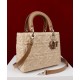 Replica Dior Medium Lady Dior Bag Apricot Replica Dior Medium Lady Dior Bag Apricot