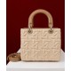 Replica Dior Medium Lady Dior Bag Apricot Replica Dior Medium Lady Dior Bag Apricot