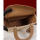 Replica Dior Medium Lady Dior Bag Apricot Replica Dior Medium Lady Dior Bag Apricot