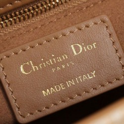 Replica Dior Medium Lady Dior Bag Apricot
