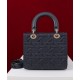 Replica Dior Medium Lady Dior Bag Dark Blue Replica Dior Medium Lady Dior Bag Dark Blue