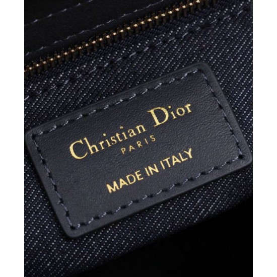 Replica Dior Medium Lady Dior Bag Dark Blue Replica Dior Medium Lady Dior Bag Dark Blue