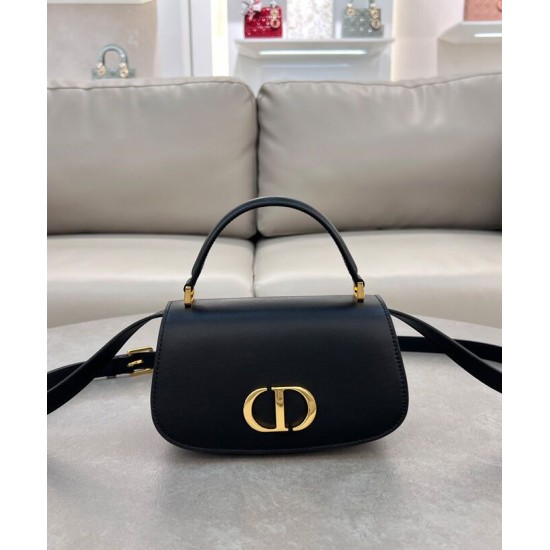 Replica Dior Small 30 Montaigne Avenue Top Handle Bag Black Replica Dior Small 30 Montaigne Avenue Top Handle Bag Black