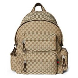 Fake Gucci Large Backpack With Gucci Logo 800182 Apricot Replica