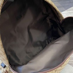 Fake Gucci Large Backpack With Gucci Logo 800182 Apricot Replica