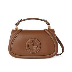 Fake Gucci Blondie Small Top Handle Bag 815714 Coffee Replica