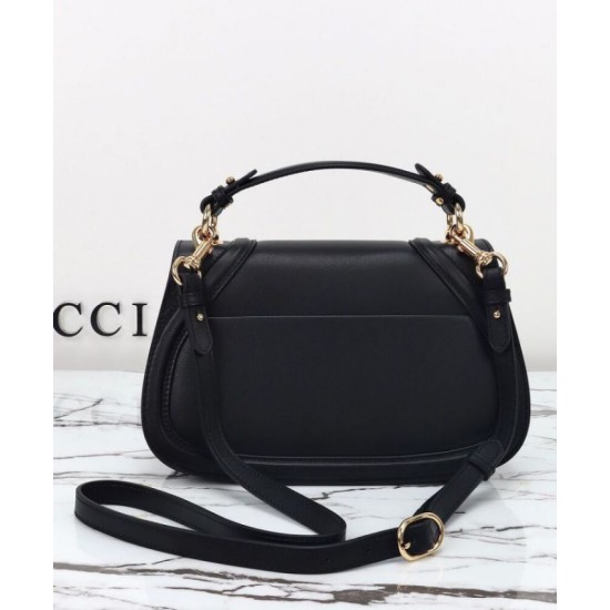 Replica Gucci Blondie Small Top Handle Bag 815714 Black Fake Gucci Blondie Small Top Handle Bag 815714 Black Replica