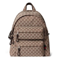 Replica Gucci Medium Backpack With Gucci Logo 800265 Apricot