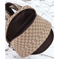 Replica Gucci Medium Backpack With Gucci Logo 800265 Apricot Replica Gucci Medium Backpack With Gucci Logo 800265 Apricot