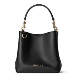 Replica Gucci GG Emblem Mini Bucket Bag 815118 Black