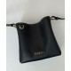 Fake Gucci GG Emblem Mini Bucket Bag 815118 Black Replica Replica Gucci GG Emblem Mini Bucket Bag 815118 Black