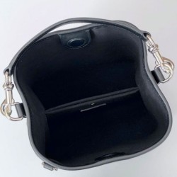 Replica Gucci GG Emblem Mini Bucket Bag 815118 Black