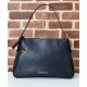 Fake Gucci GG Emblem Medium Shoulder Bag 815217 Black Replica