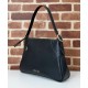 Fake Gucci GG Emblem Medium Shoulder Bag 815217 Black Replica