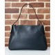 Fake Gucci GG Emblem Medium Shoulder Bag 815217 Black Replica