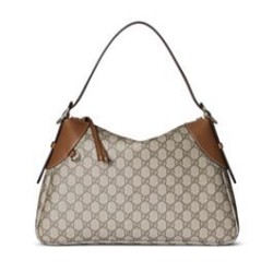 Replica Gucci GG Emblem Medium Shoulder Bag 815217 Coffee