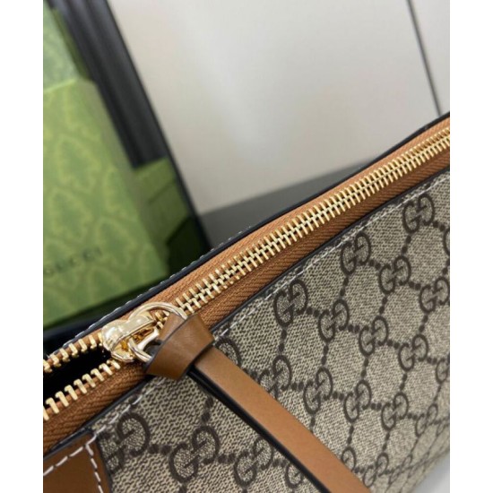 Fake Gucci GG Emblem Medium Shoulder Bag 815217 Coffee Replica Replica Gucci GG Emblem Medium Shoulder Bag 815217 Coffee