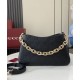 Replica Gucci GG Emblem Small Shoulder Bag 815263 Black