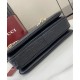 Replica Gucci GG Emblem Small Shoulder Bag 815263 Black