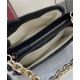 Replica Gucci GG Emblem Small Shoulder Bag 815263 Black
