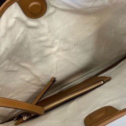 Fake Gucci B Medium Shoulder Bag 815924 Apricot Replica