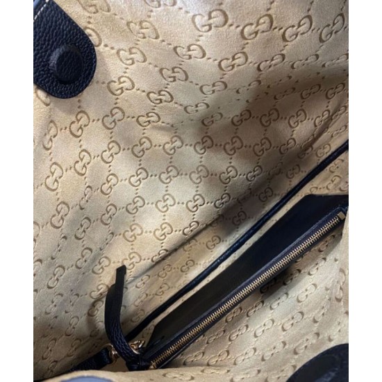 Replica Gucci B Medium Shoulder Bag 820169 Black