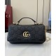Fake Gucci GG Milano Mini Top Handle Bag 806017 Black Replica Fake Gucci GG Milano Mini Top Handle Bag 806017 Black Replica
