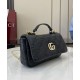 Fake Gucci GG Milano Mini Top Handle Bag 806017 Black Replica Fake Gucci GG Milano Mini Top Handle Bag 806017 Black Replica