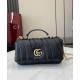 Fake Gucci GG Milano Mini Top Handle Bag Black Replica Fake Gucci GG Milano Mini Top Handle Bag Black Replica