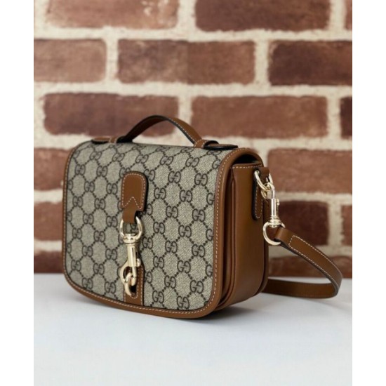Replica Gucci GG Emblem Mini Shoulder Bag 815211 Coffee Replica Gucci GG Emblem Mini Shoulder Bag 815211 Coffee