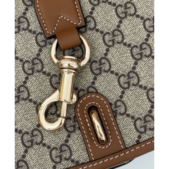Replica Gucci GG Emblem Mini Shoulder Bag 815211 Coffee Replica Gucci GG Emblem Mini Shoulder Bag 815211 Coffee