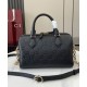 Replica Gucci GG Emblem Small Top Handle Bag 815255 Black