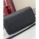 Replica Gucci GG Emblem Small Top Handle Bag 815255 Black